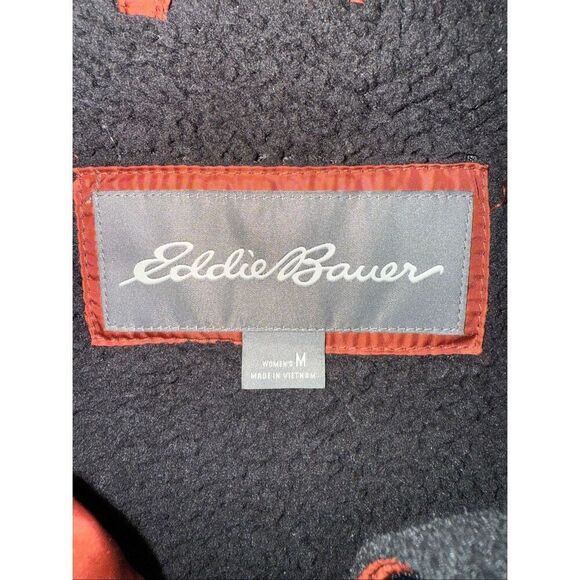 Eddie Bauer Women's Lodge Cascadian Down Parka In Burnt Orange Size M - Picture 8 of 10